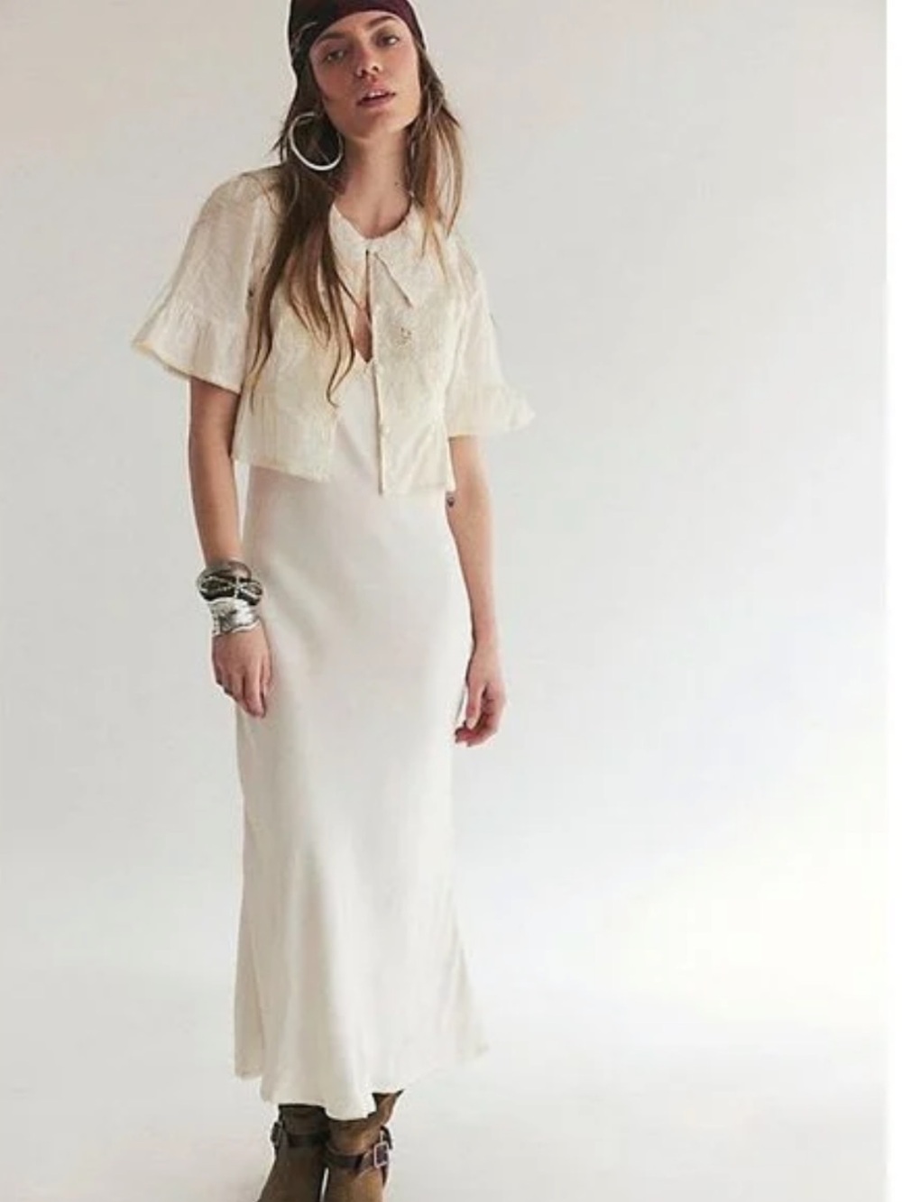 Free People Sweet Tea Midi Dress Set